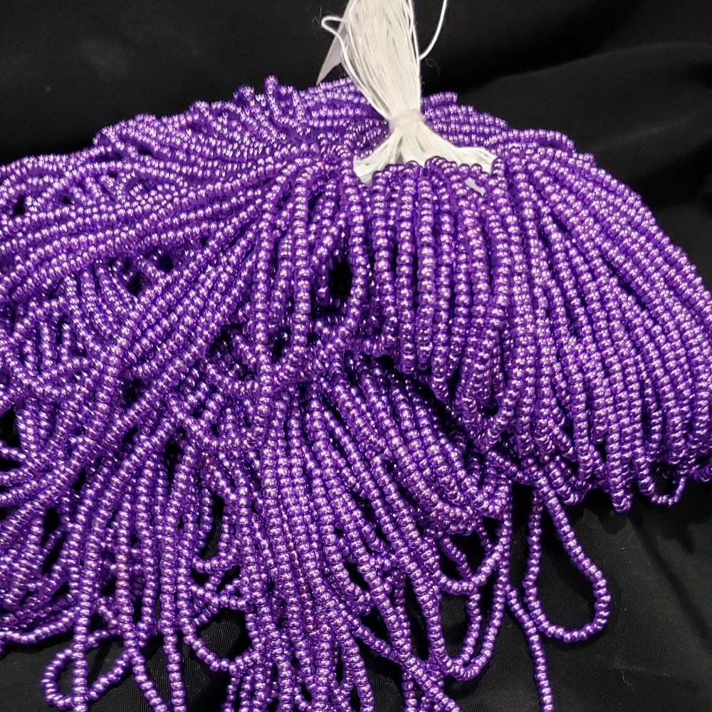 Preciosa Traditional Czech Beads - 11/0 - NWOT- Purple- 6 Hanks (8 oz)
